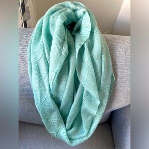 Ice Bluish Green Infinity Scarf